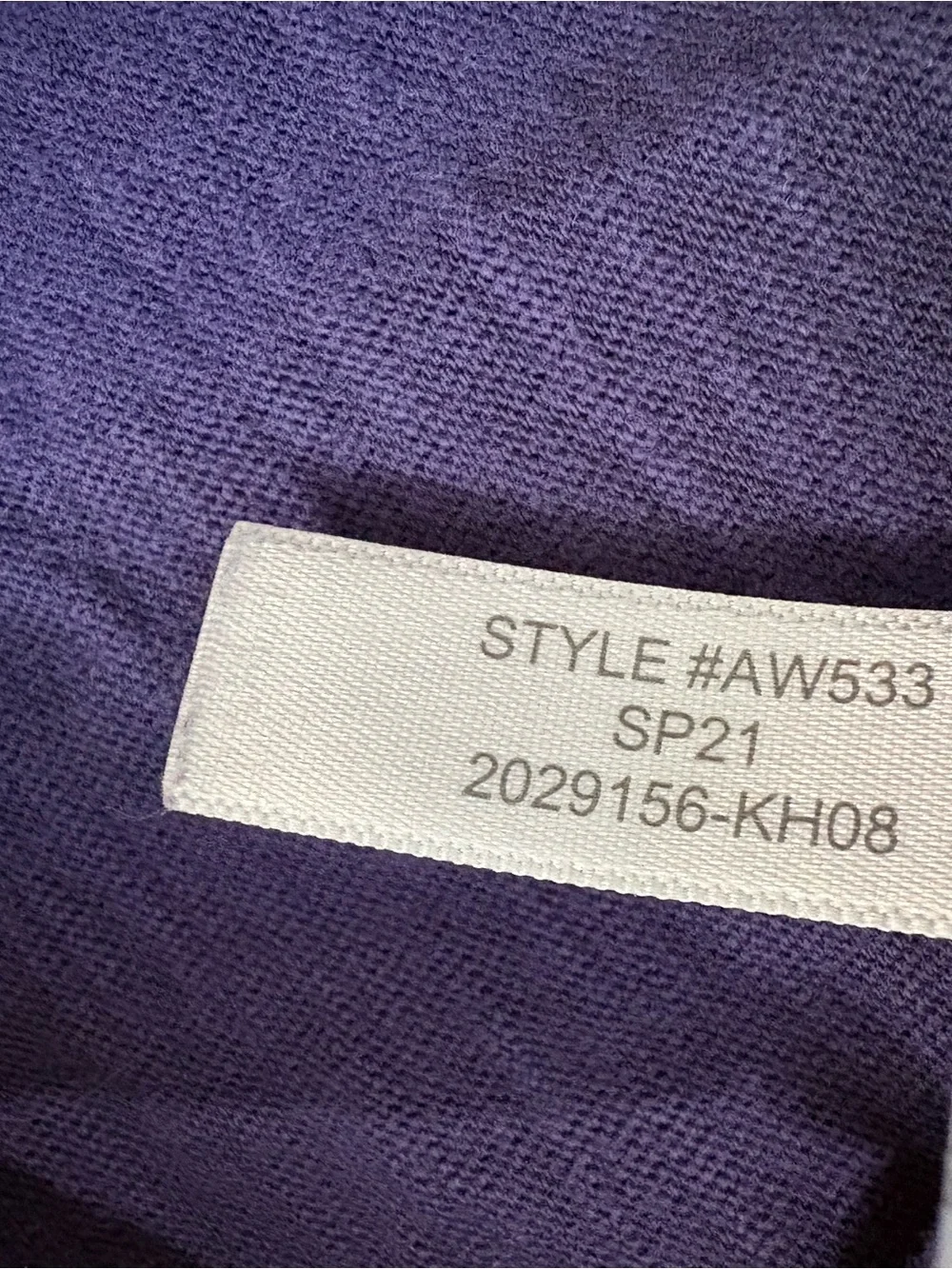 J.Crew Deep Violet Slub Cotton Scoopneck Tee Shirt S